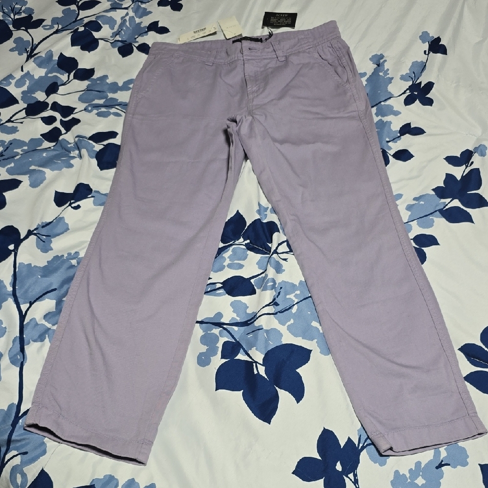 J. Crew Womens Lavender Chinos